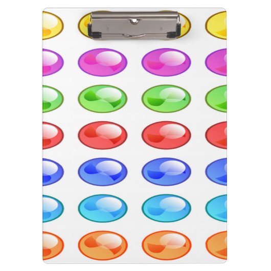COLORFUL CIRCLES PATTERN KLEMBORD (Voorkant)