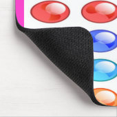 COLORFUL CIRCLES PATTERN MUISMAT (Hoek)
