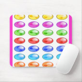 COLORFUL CIRCLES PATTERN MUISMAT (Met muis)