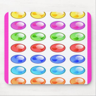 COLORFUL CIRCLES PATTERN MUISMAT
