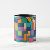 Colorful Circuitry Mok (Midden)