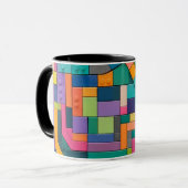 Colorful Circuitry Mok (Voorkant links)