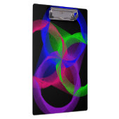 Colorful Circular Blend Geometric Clipboard Klembord (Rechts)
