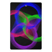 Colorful Circular Blend Geometric Mini Clipboard Mini Klembord (Achterkant)