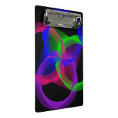 Colorful Circular Blend Geometric Mini Clipboard Mini Klembord (Schuin)