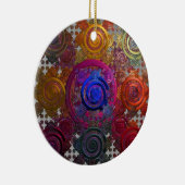 Colorful Circular Hotplaten Keramische decoratie (Rechts)