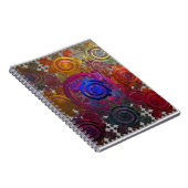 Colorful Circular Hotplaten Spiral Notitieboek (Rechterzijde)