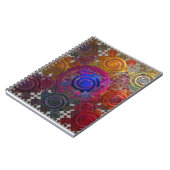 Colorful Circular Hotplaten Spiral Notitieboek (Linkerzijde)