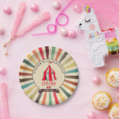 Colorful  Circus Persoonlijke Partij Bord (Feest)