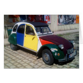 Colorful Citroen 2 CV (Voorkant Horizontaal)
