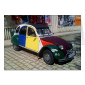 Colorful Citroen 2 CV (Voorkant Horizontaal)
