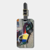 Colorful Citroen 2 CV Bagagelabel (Voorkant verticaal)