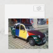 Colorful Citroen 2 CV Briefkaart (Voorkant / Achterkant)