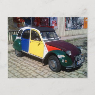 Colorful Citroen 2 CV Briefkaart