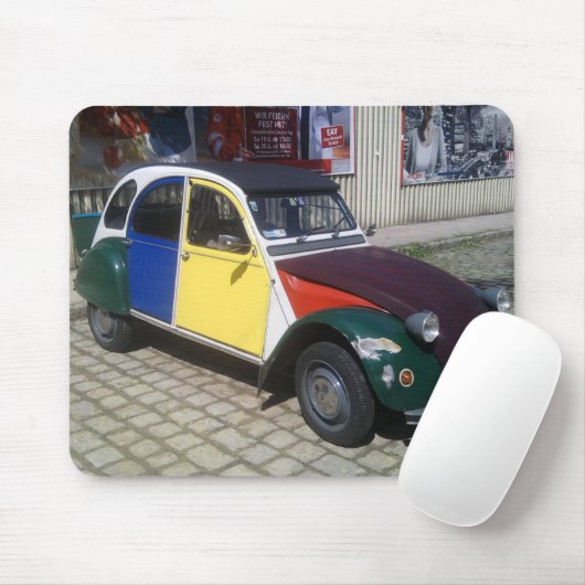 Colorful Citroen 2 CV Muismat (Met muis)