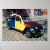 Colorful Citroen 2 CV Poster (Voorkant)