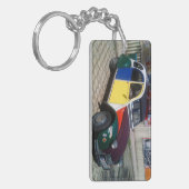 Colorful Citroen 2 CV Sleutelhanger (Voorkant Links)