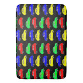 Colorful Citroen 2 CV Tiled Pattern Badmat (Voorkant Verticaal)