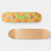 Colorful Citrus, aangepaste naam Skateboard (Horizontaal)