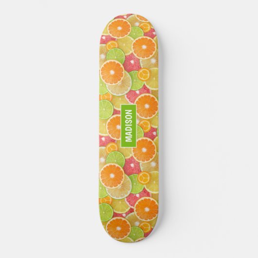 Colorful Citrus, aangepaste naam Skateboard (Voorkant)