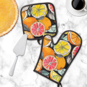 Colorful Citrus Ovenwant & Pannenlap Set