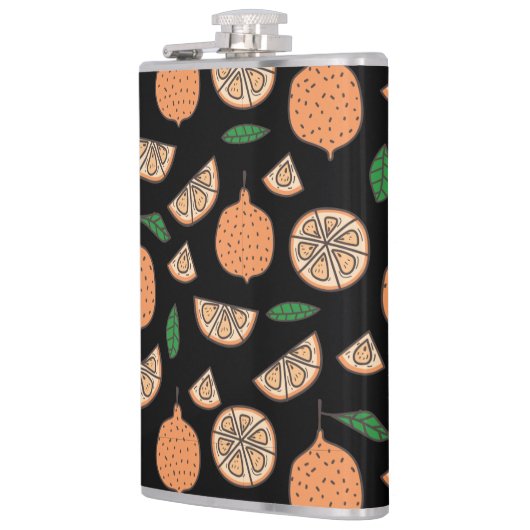 Colorful Citrus Pattern Flask Heupfles (Links)