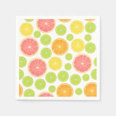 Colorful Citrus Slices Paper Servet (Voorkant)