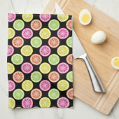 Colorful Citrus Slices Theedoek (Quarter Fold)