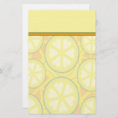 Colorful Citrus Stationery met Letterhead Briefpapier (Voorkant / Achterkant)