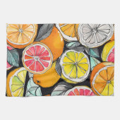 Colorful Citrus Theedoek (Horizontaal)