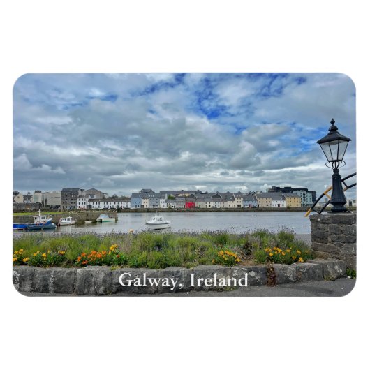 Colorful Claddagh (Galway Bay) in Galway, Ierland Magneet (Horizontaal)