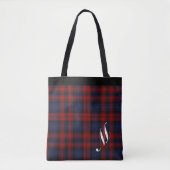 Colorful Clan MacLachlan Monogrammed Tote Bag (Voorkant)