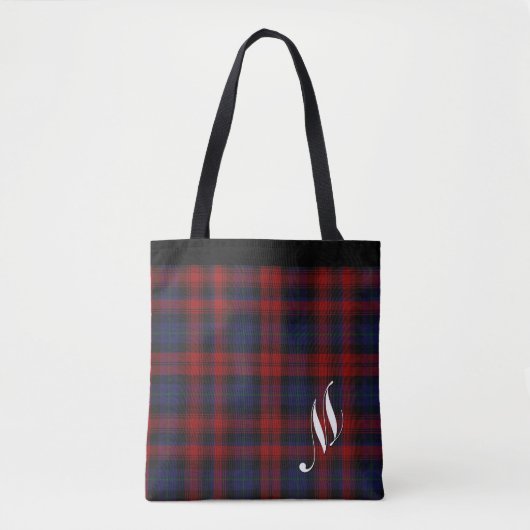 Colorful Clan MacLachlan Monogrammed Tote Bag (Voorkant)
