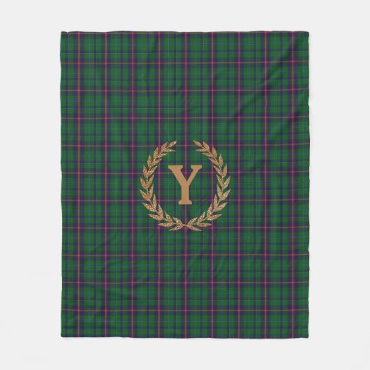 Colorful Clan Young Tartan Fleece Blanket Deken (Voorkant)
