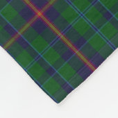 Colorful Clan Young Tartan Fleece Blanket Deken (Hoek)