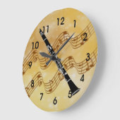 Colorful Clarinet Design Grote Klok (Hoek)