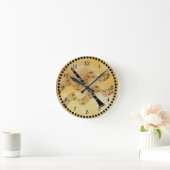 Colorful Clarinet Design Ronde Klok (Huis)