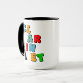 Colorful Clarinet Mok (Voorkant links)