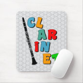 Colorful Clarinet Muismat (Met muis)