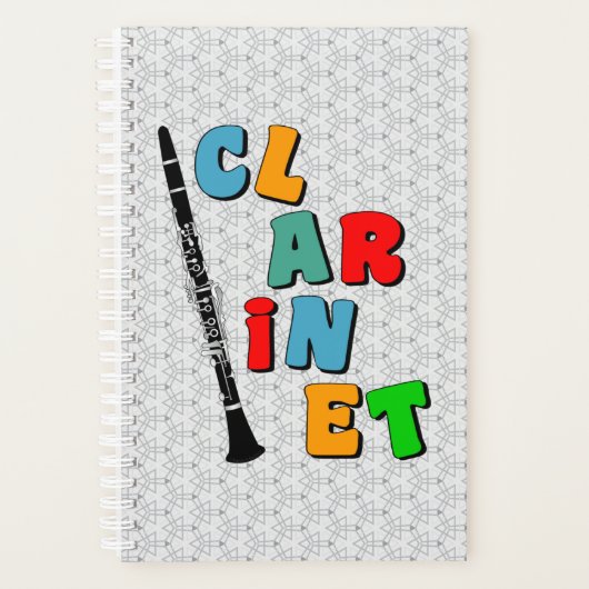 Colorful Clarinet Planner (Voorkant)