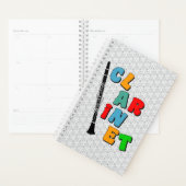 Colorful Clarinet Planner (Display)