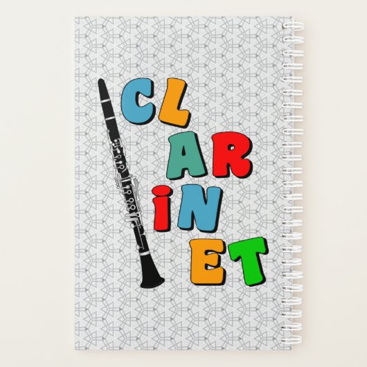 Colorful Clarinet Planner (Achterkant)