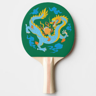 Colorful Classic Chinese draak Tafeltennisbatje