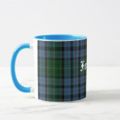 Colorful Classic Clan Forsyth Tartan Mok (Links)