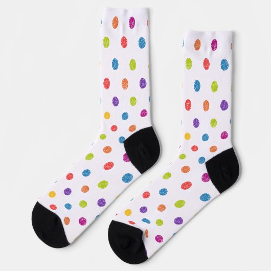 Colorful Classic Polka Dot Pattern Socks Sokken (Links)