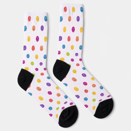 Colorful Classic Polka Dot Pattern Socks Sokken (Rechts)