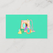 Colorful Cleaning Services Visitekaartje (Achterkant)