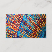 Colorful Clematis Root Natuur Mandala Visitekaartje (Achterkant)