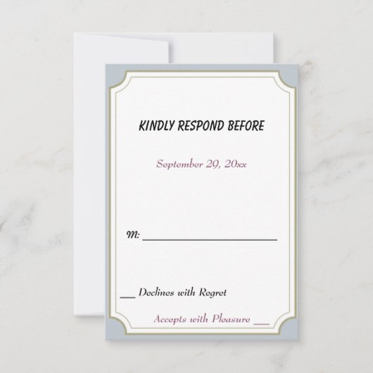 COLORFUL CLIMBING SWEET PEA FLOWERS RSVP (Voorkant)