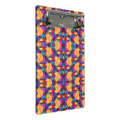 Colorful clipboard featuring a vibrant kaleidoscop mini klembord (Schuin)